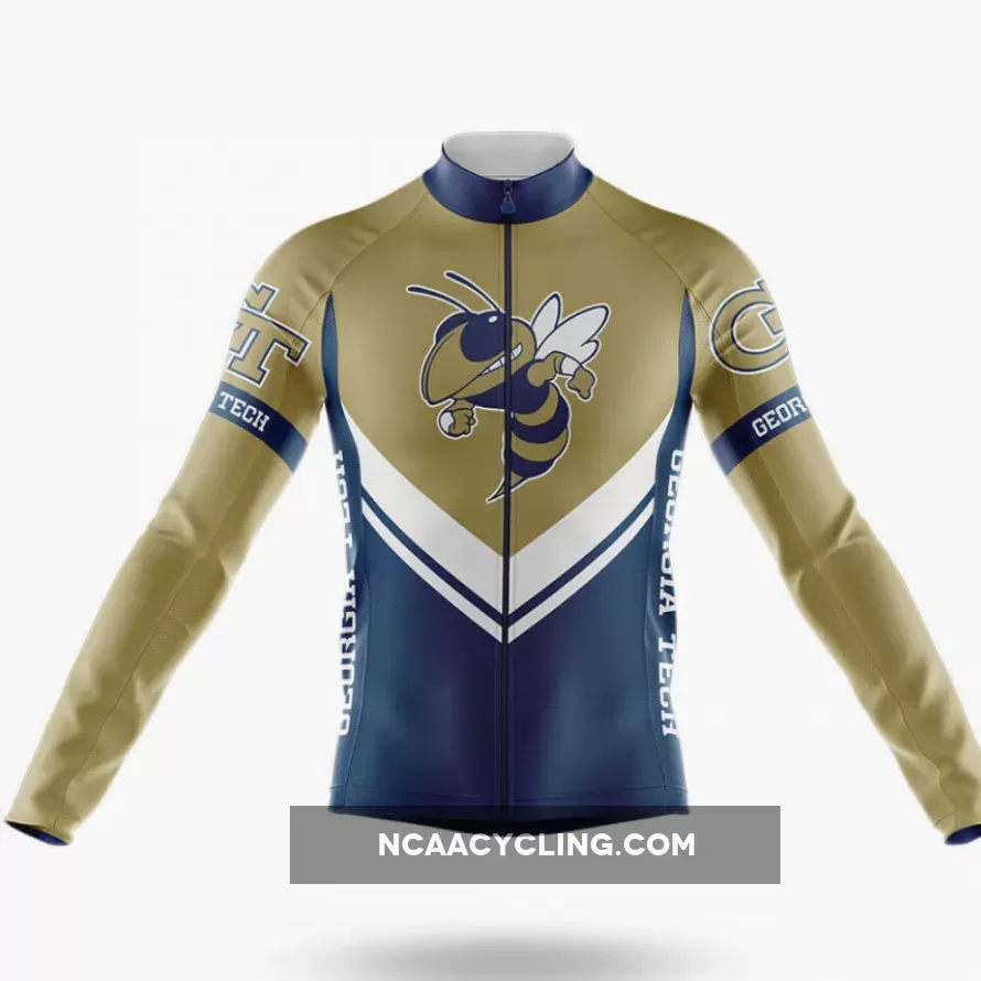 Georgia Tech V3 Long Sleeve Cycling Jersey Only Brand New