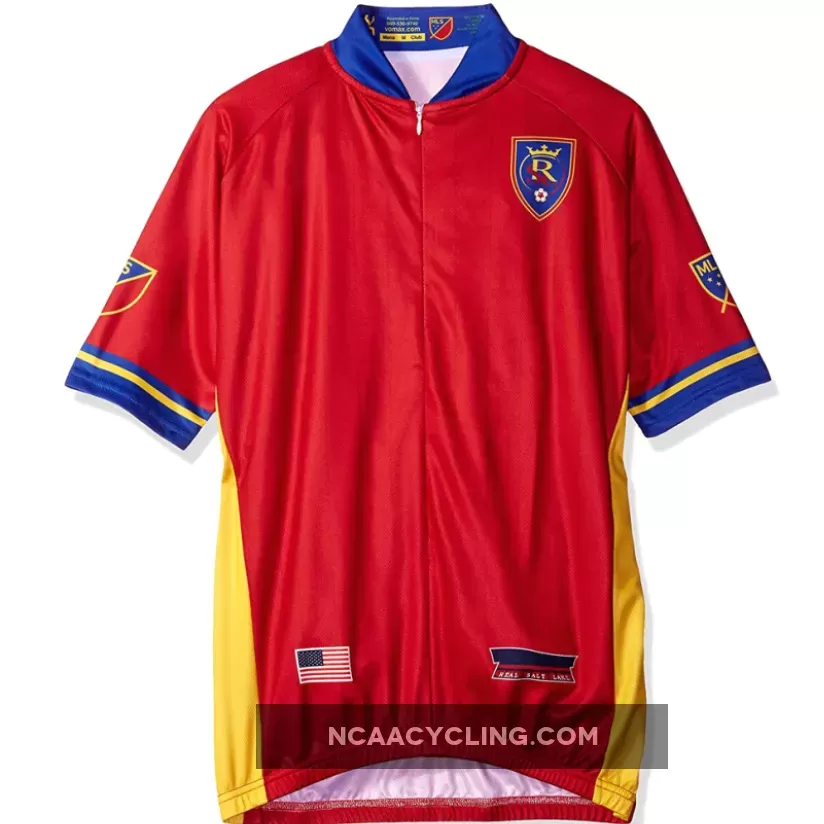 MLS Real Salt Lake Short Sleeve Cycling Jerseys Red