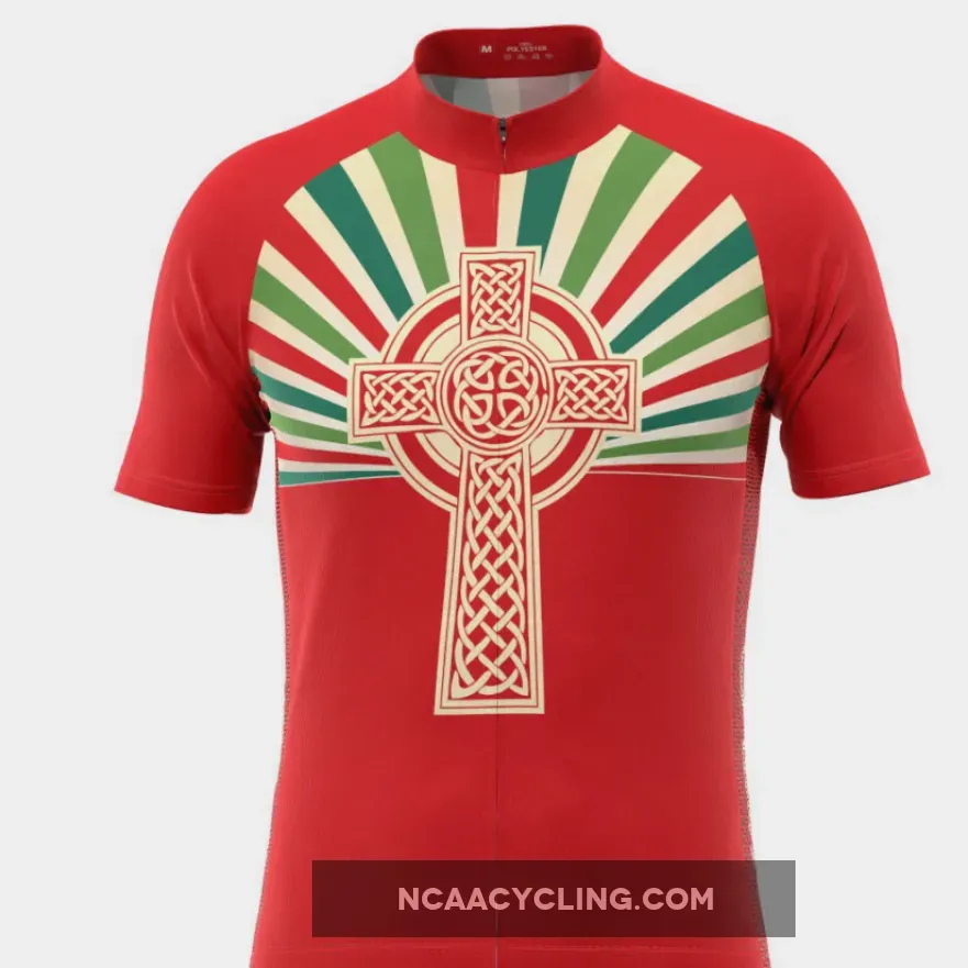 Men's Christian Fearless in Faith Cross Cycling Jersey Christian Cycling Jersey