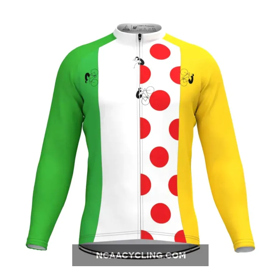 Men's Tour De France Classic Color LS Jersey For Sale