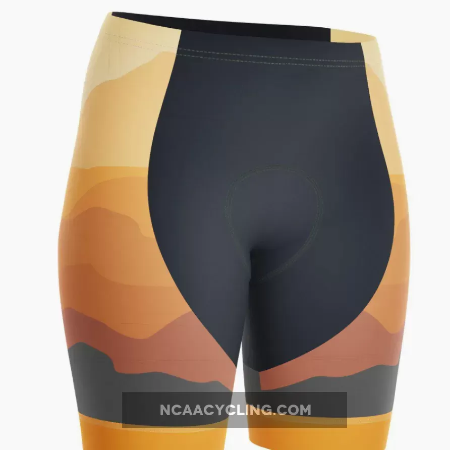 Women's Ride Free Sunset Gel Padded Cycling Shorts For Sale