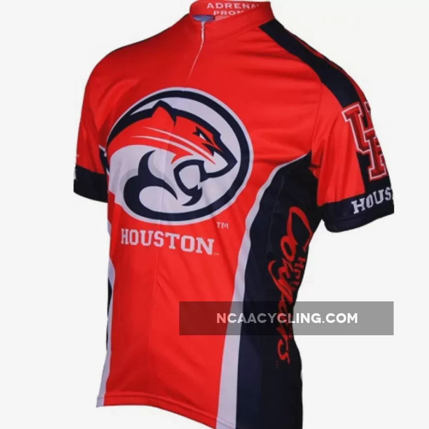 UH University of Houston Cougars Cycling Short Sleeve Jersey