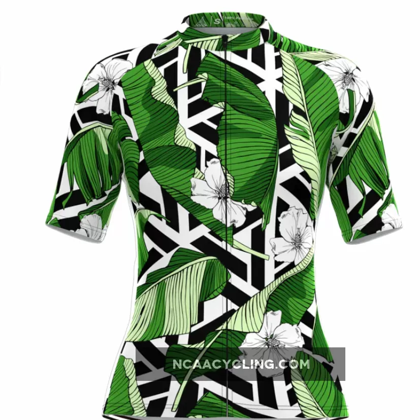 Women's Tropical & Floral Print Aloha Hawaiian Cycling Jersey