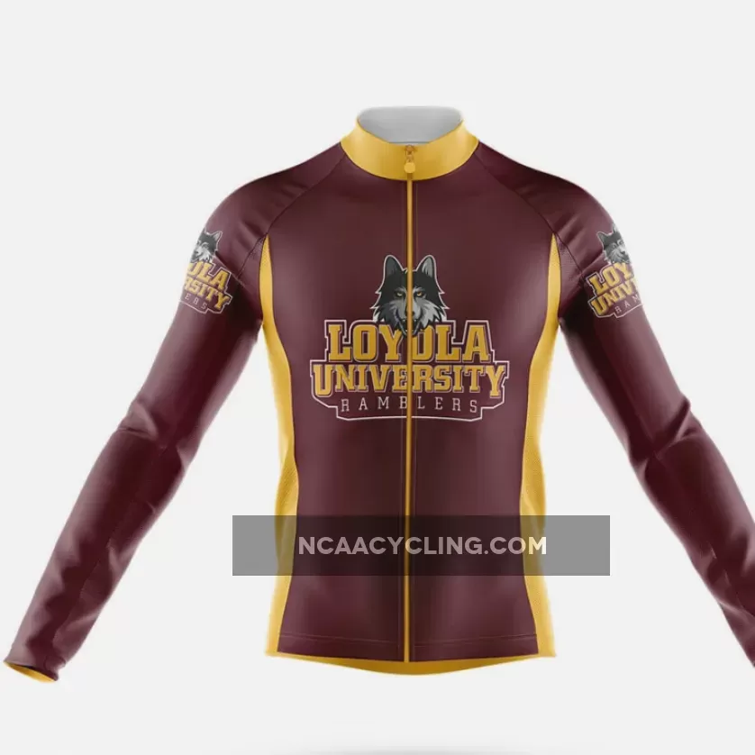 Online Loyola Chicago Long Sleeve Cycling Jersey Only