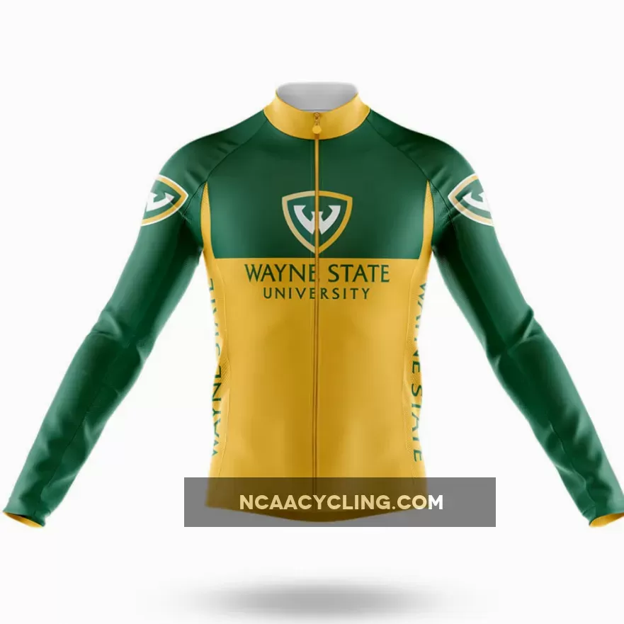Wayne State University V2 Long Sleeve Cycling Jersey Only