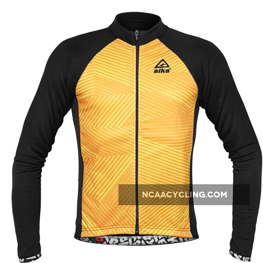 Alka Star Zerowind Long Sleeves Jersey - Yellow Outlet