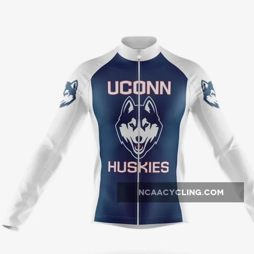 Restock UConn Huskies Long Sleeve Cycling Jersey Only