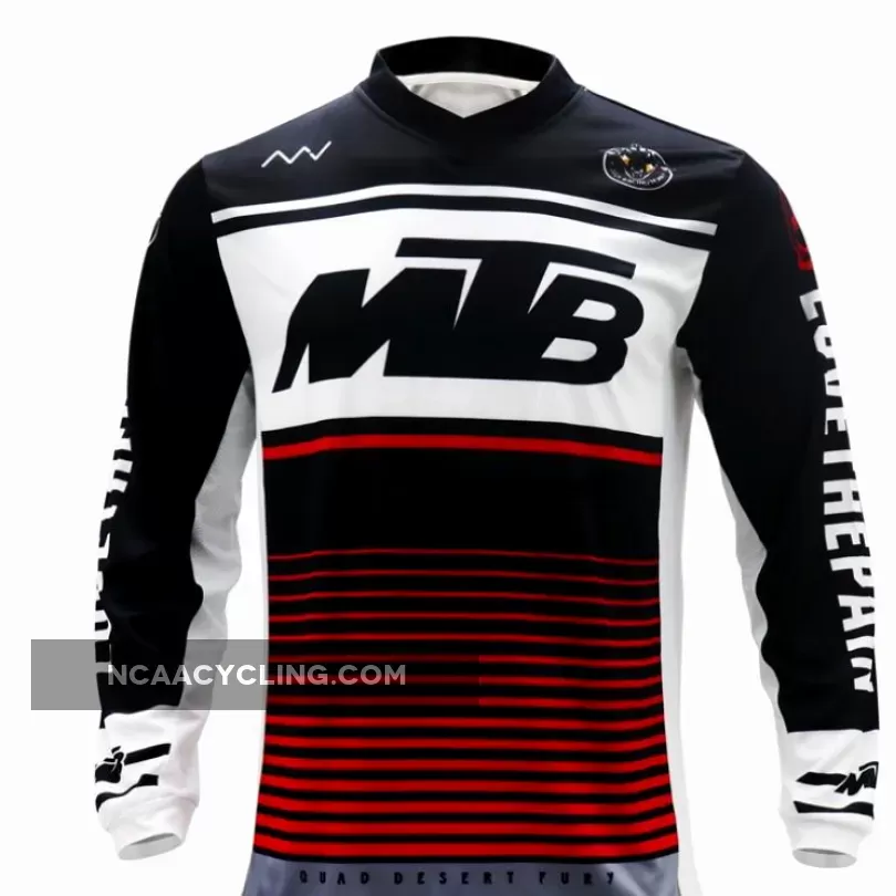 Full Sleeves MTB Jersey Quickdry Motocross Wear BMX Cycling Mountain Bike Clothing Downhill Outdoor Sport T Shirt