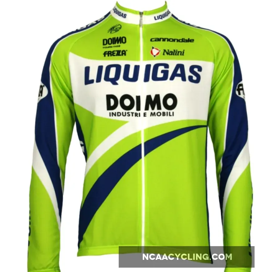 Liquigas 2010 Radsport-Profi-Team Long Sleeve Jersey