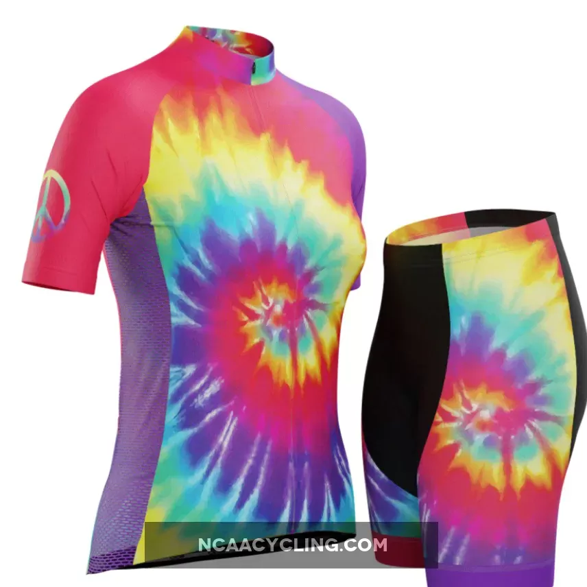 Women's Tie Dye Short Sleeve Cycling Kit Restock
