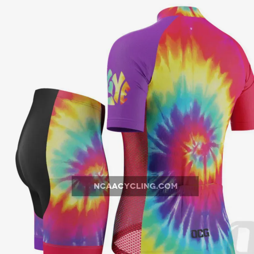 Women's Tie Dye Short Sleeve Cycling Kit Restock