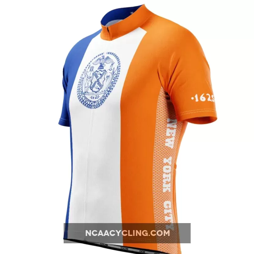 Men's New York City Flag Short Sleeve Cycling Jersey Online