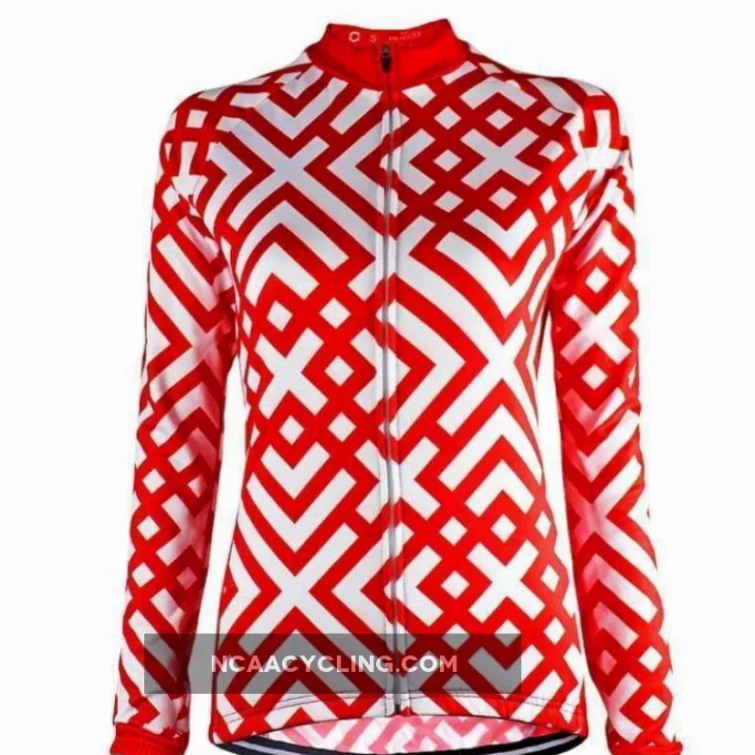 Women's Cross Hatch Long Sleeve Cycling Jersey Restock
