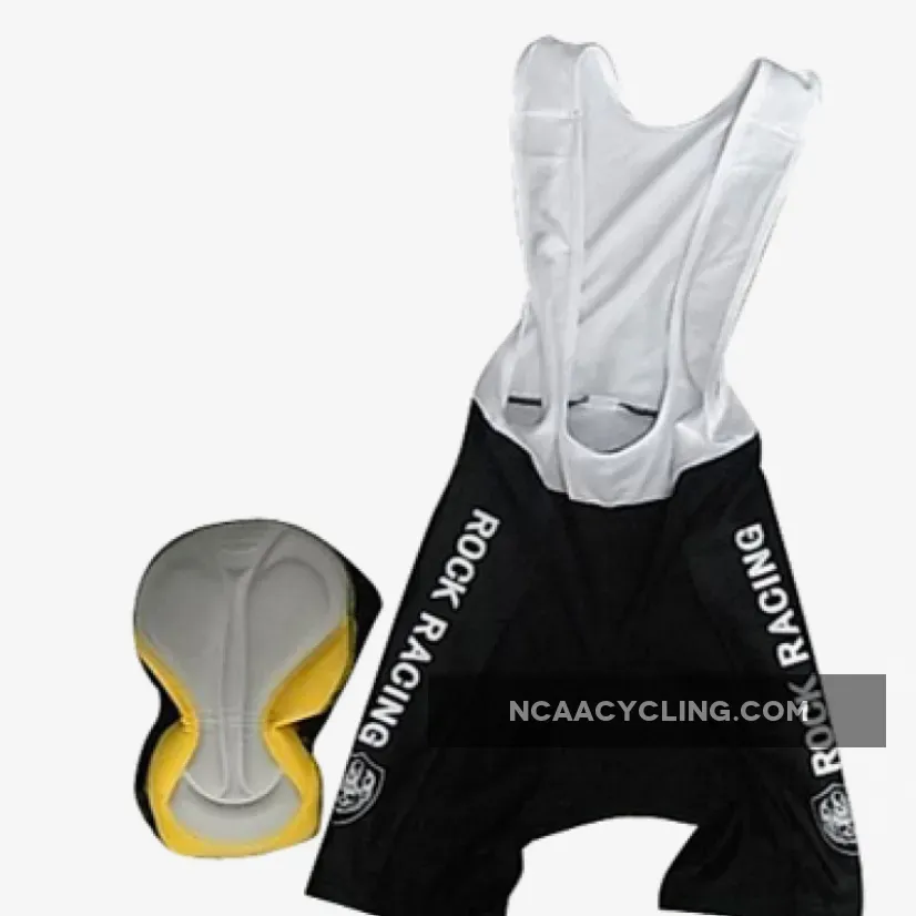 Team Rock Racing Cycling Bib Shorts BLACK Brand New