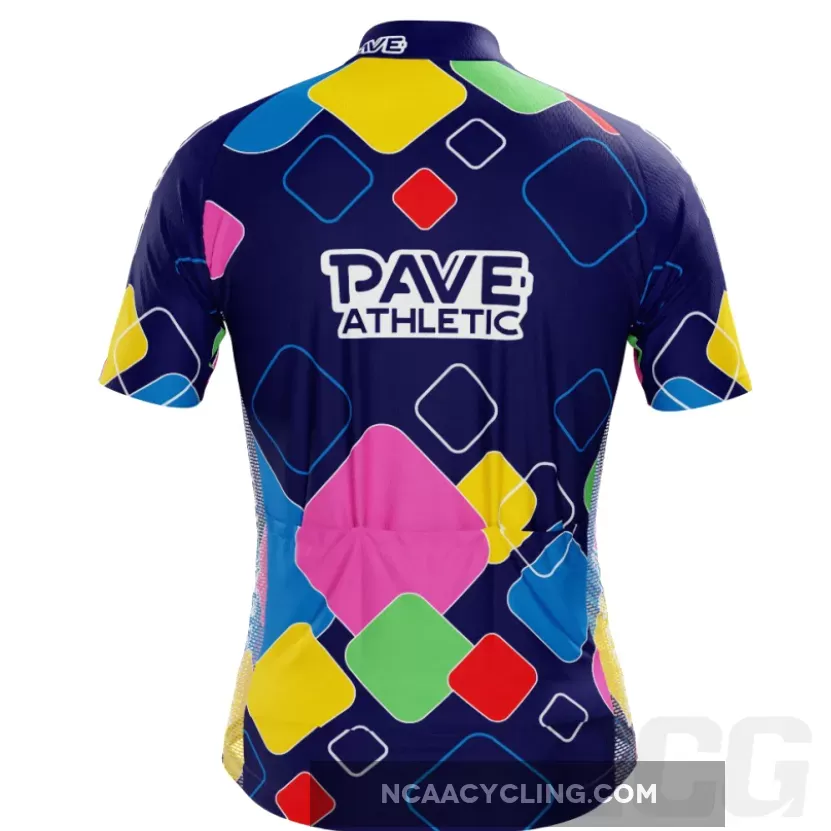PAVE Athletic Modern Mapei Short Sleeve Cycling Jersey Modern Cycling Jersey Design