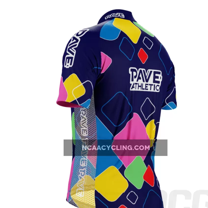 PAVE Athletic Modern Mapei Short Sleeve Cycling Jersey Modern Cycling Jersey Design