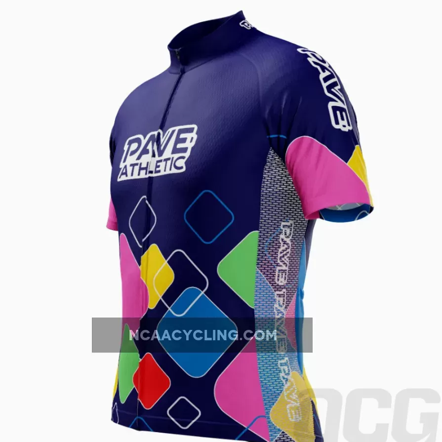 PAVE Athletic Modern Mapei Short Sleeve Cycling Jersey Modern Cycling Jersey Design