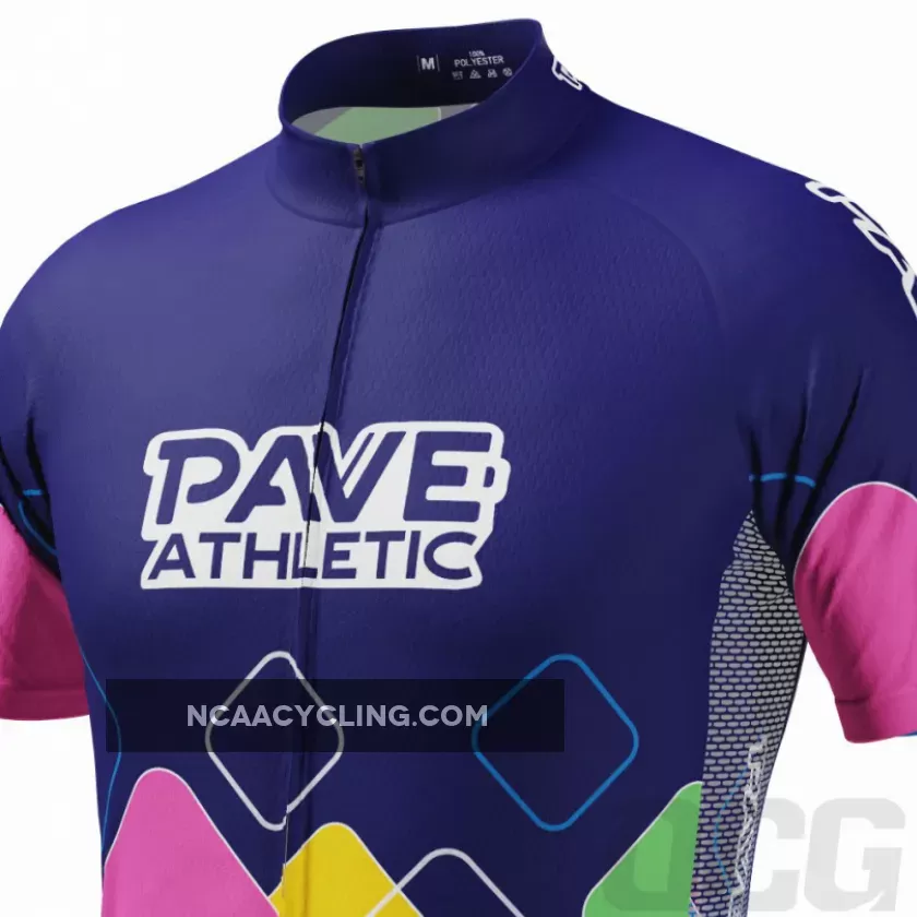 PAVE Athletic Modern Mapei Short Sleeve Cycling Jersey Modern Cycling Jersey Design