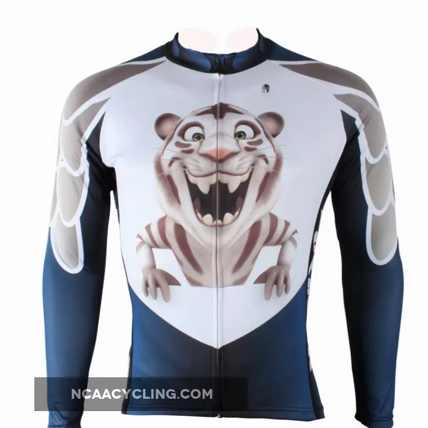 Ilpaladino Little Tiger Men's Long/Short-sleeve Cycling Bike jersey T-shirt Summer Spring Autumn Road Bike Wear Mountain Bike MTB Clothes Sports Apparel Top NO.166