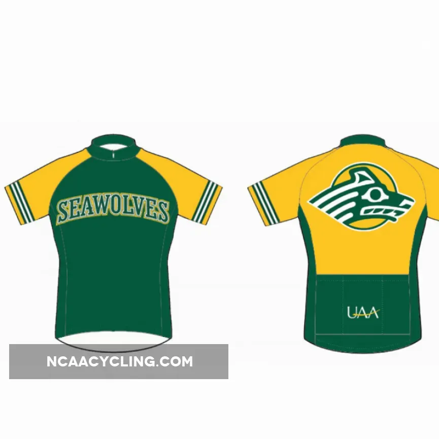 NCAA UAA University of Alaska Anchorage Seawolves Cycling Jerseys Bike Clothing
