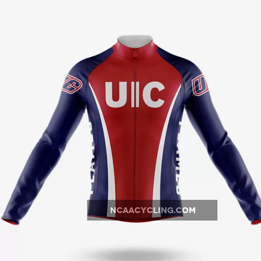University of Illinois Chicago Long Sleeve Cycling Jersey Only