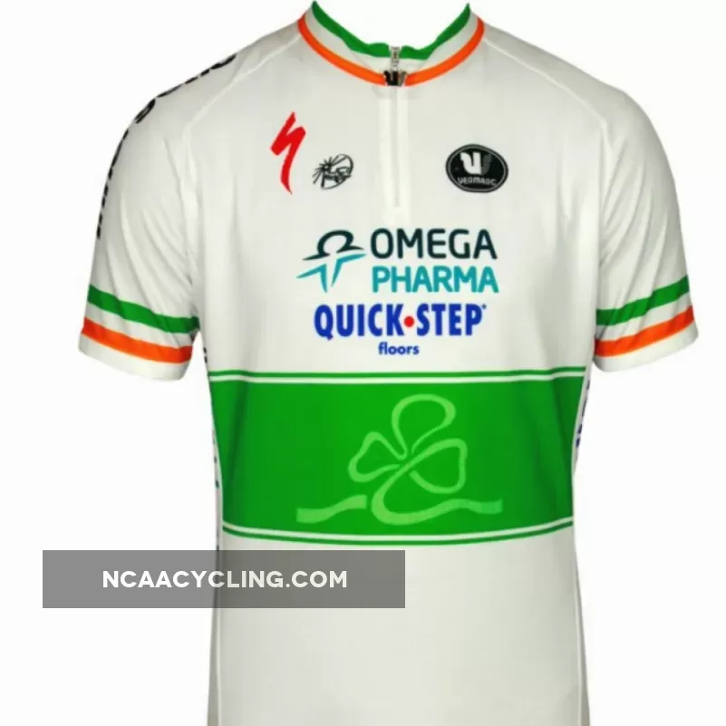 OMEGA PHARMA-QUICKSTEP Irish Champion 2011/12 Vermarc professional cycling team - Cycling Jersey Short Sleeve