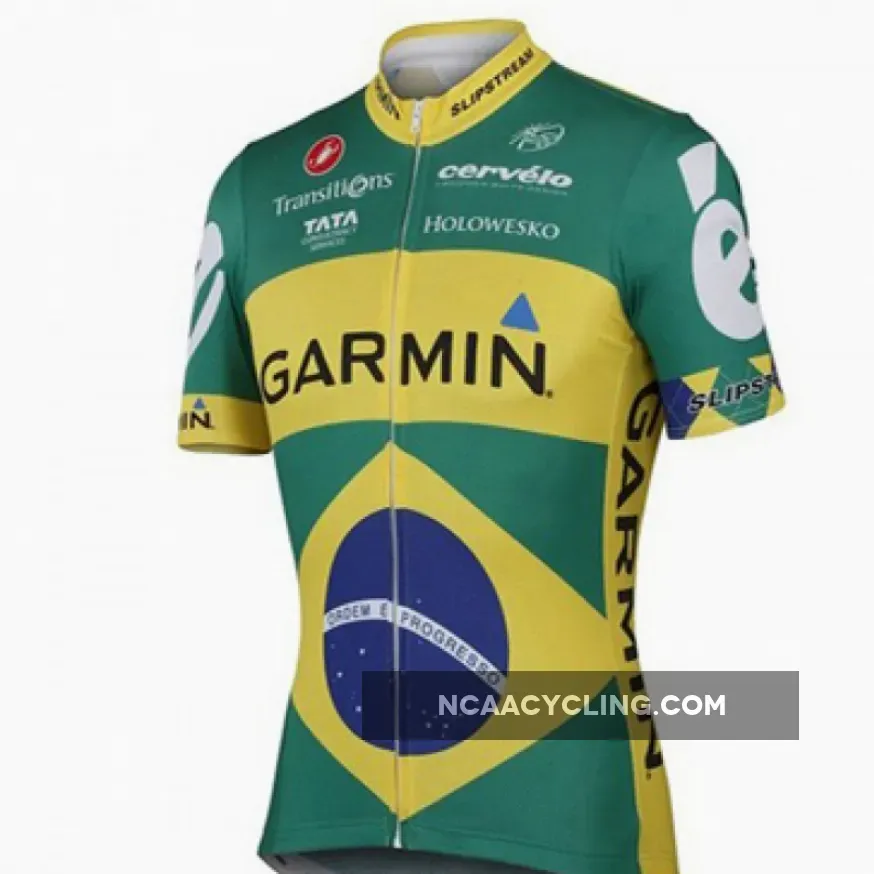 Team Garmin-Cervelo 2011 Brazil National Champion Short Sleeve Jersey