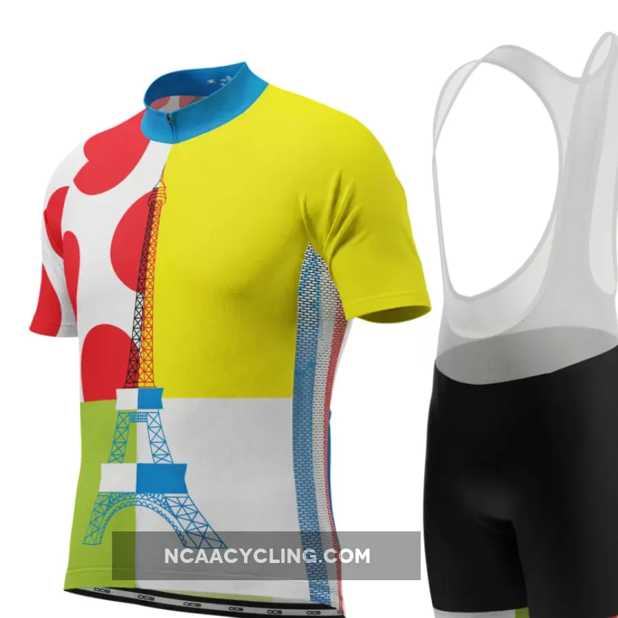Men's Tour de France Leaders KOM Sprinters Short Sleeve Cycling Kit