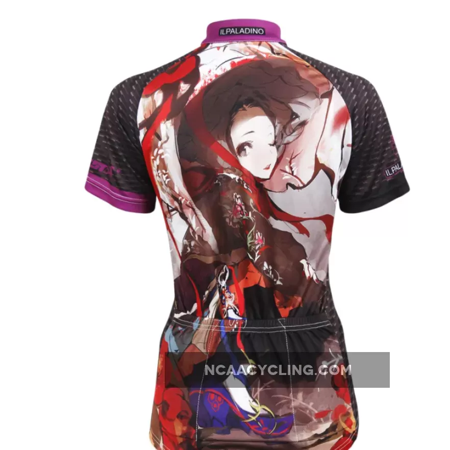 ACG Animation Game Character Girl with Hat Woman's Short-Sleeve Cycling Jersey Summer NO.582