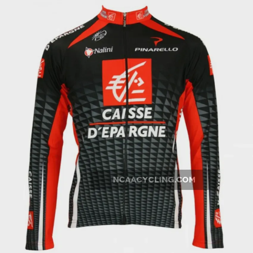 Caisse d'Epargne 2010 Radsport-Profi-Team-long sleeve jersey