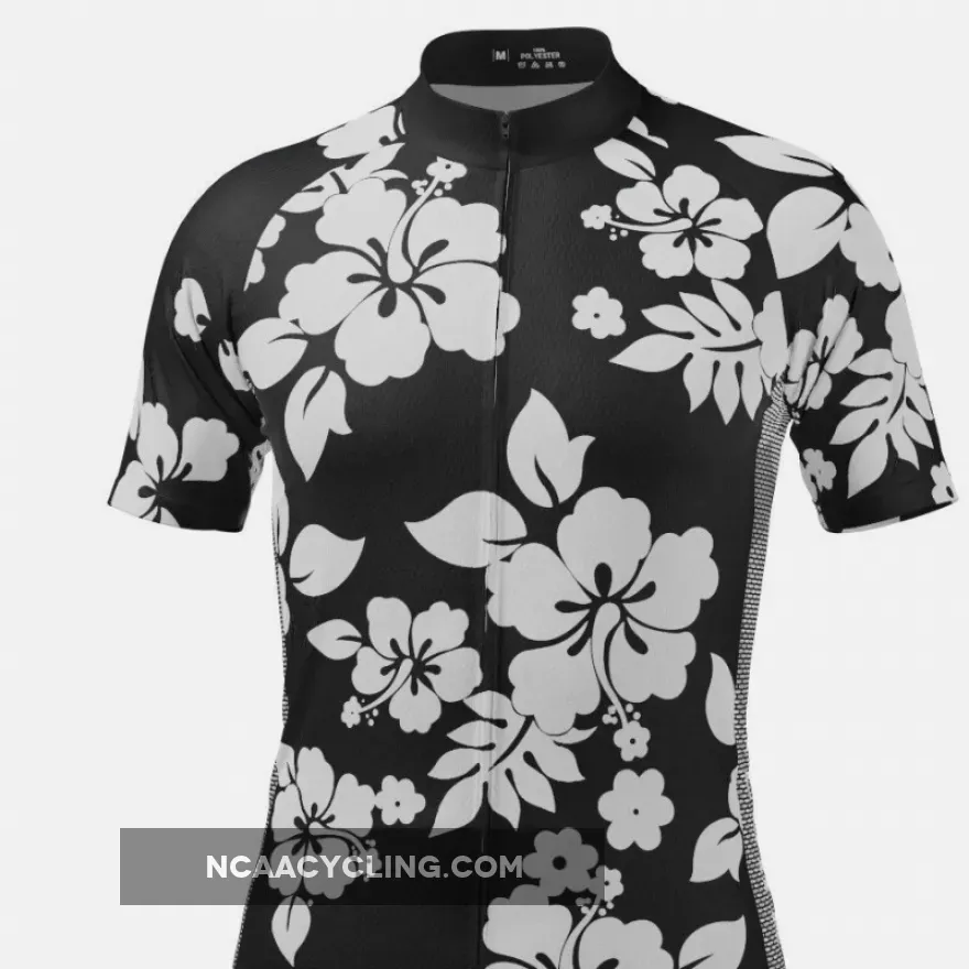 Men's Hawaiian Shirt Aloha Floral Cycling Jersey Hawaii Cycling Jersey