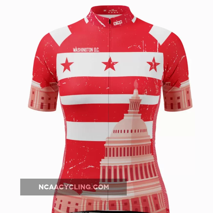 Women's Washington D.C. Short Sleeve Cycling Jersey Restock