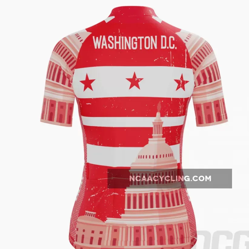 Women's Washington D.C. Short Sleeve Cycling Jersey Restock