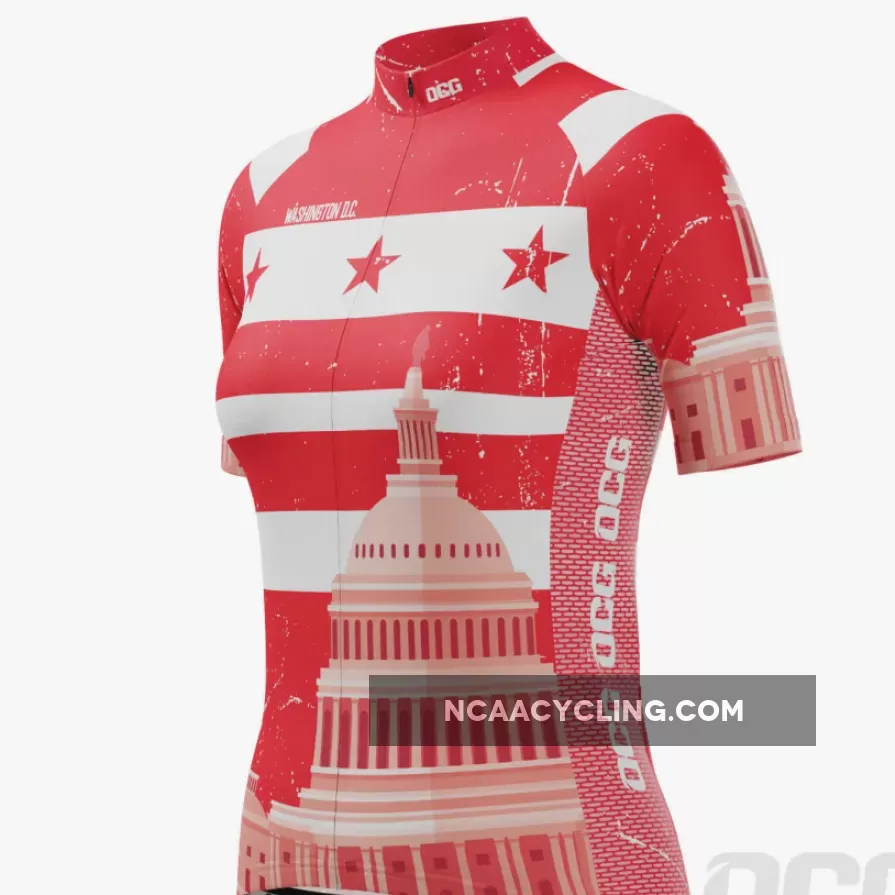 Women's Washington D.C. Short Sleeve Cycling Jersey Restock