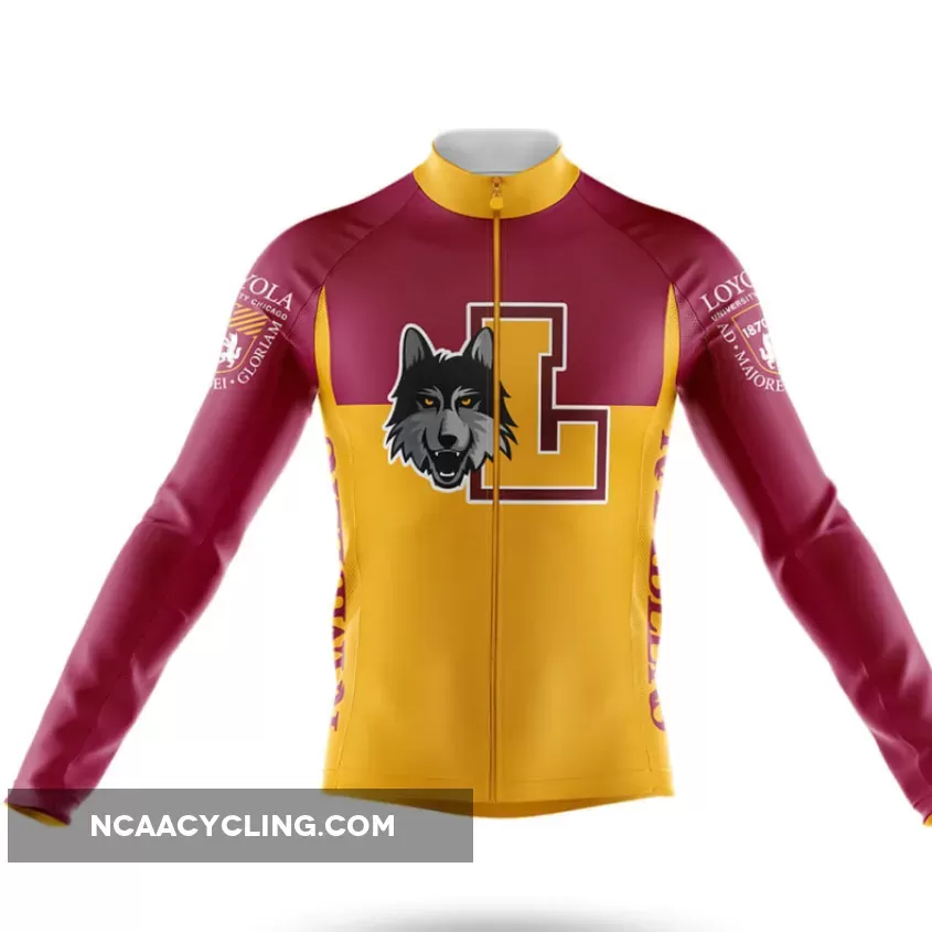 Loyola University Chicago V2 Long Sleeve Cycling Jersey Only