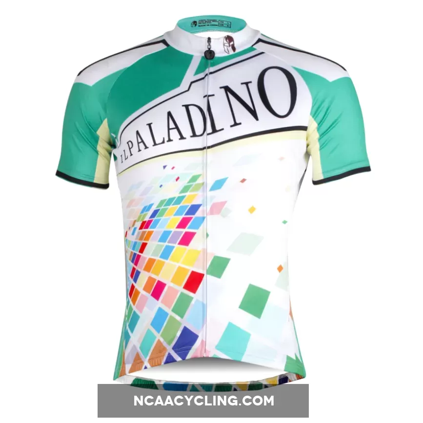 ILPALADINO Men's Summer Cycling Jersey for Outdoor Riding Eye Catching Design Bike Shirt Quick Dry NO.740