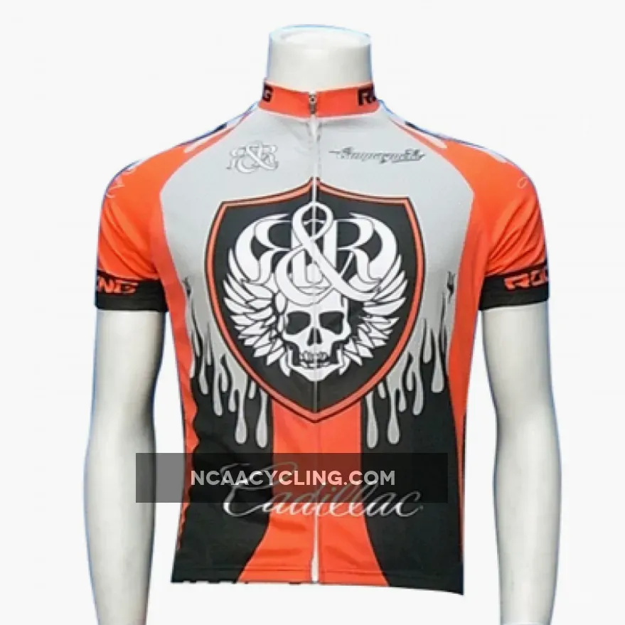 2010 Rock Racing Stella Azzurra Grey Red Short Sleeve Jersey