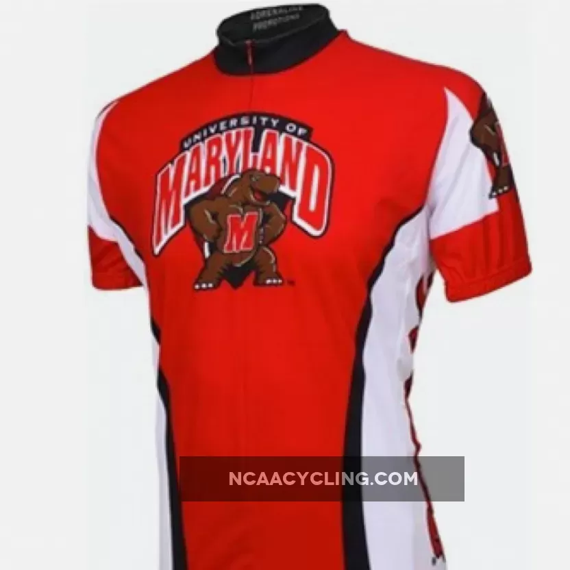 UMD University of Maryland Terrapins Cycling Short Sleeve Jersey