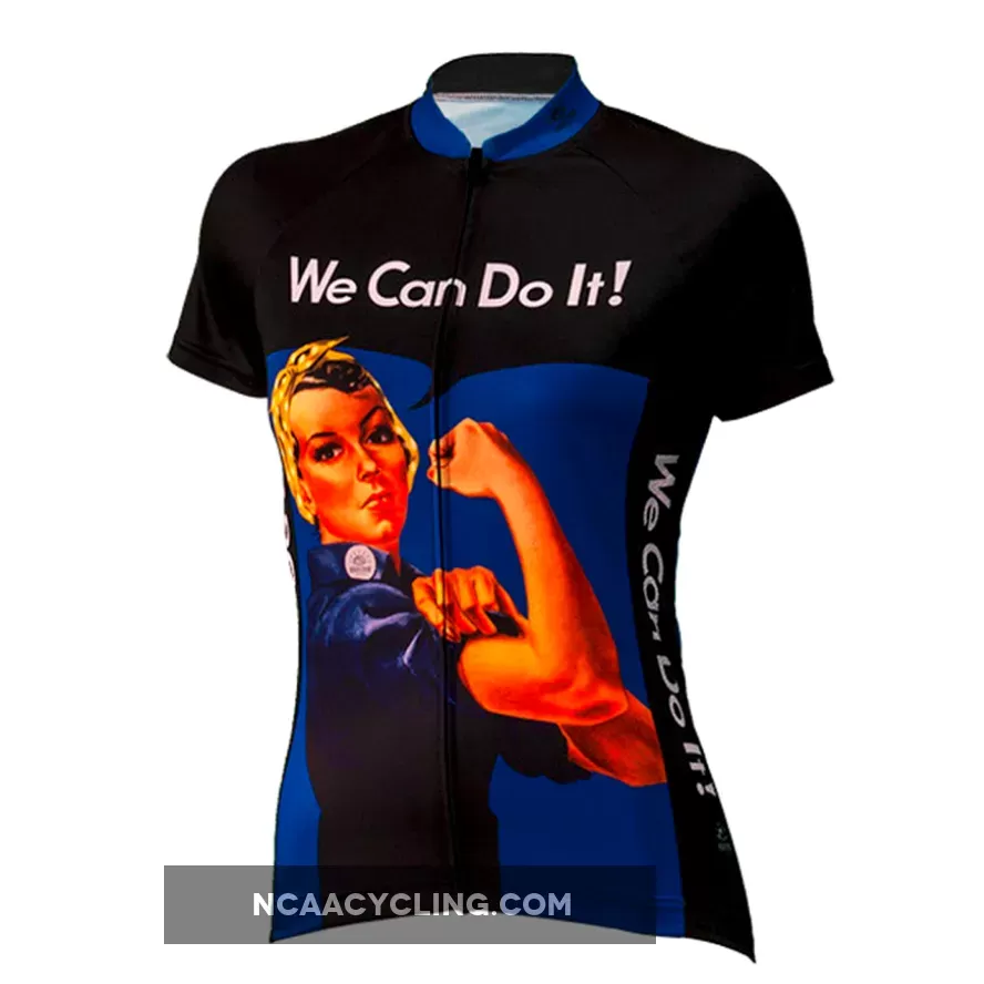 Rosie The Riveter Women's Cycling Jerseys Blue Restock