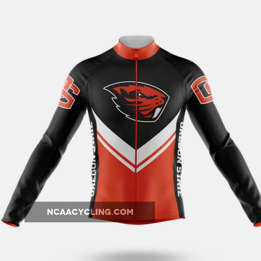 Oregon State University V3 Long Sleeve Cycling Jersey Only