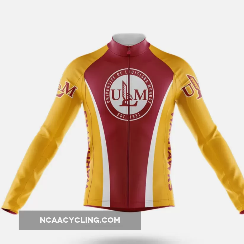 University of Louisiana Monroe Long Sleeve Cycling Jersey Only