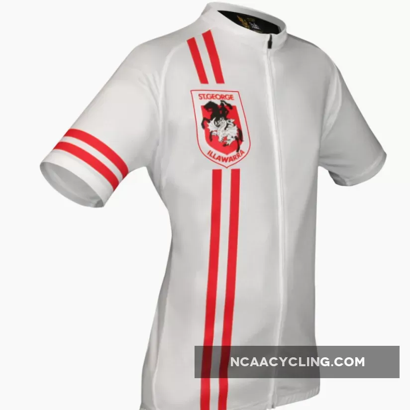 NRL St. George Illawarra Dragons Short Sleeve Cycling Jerseys