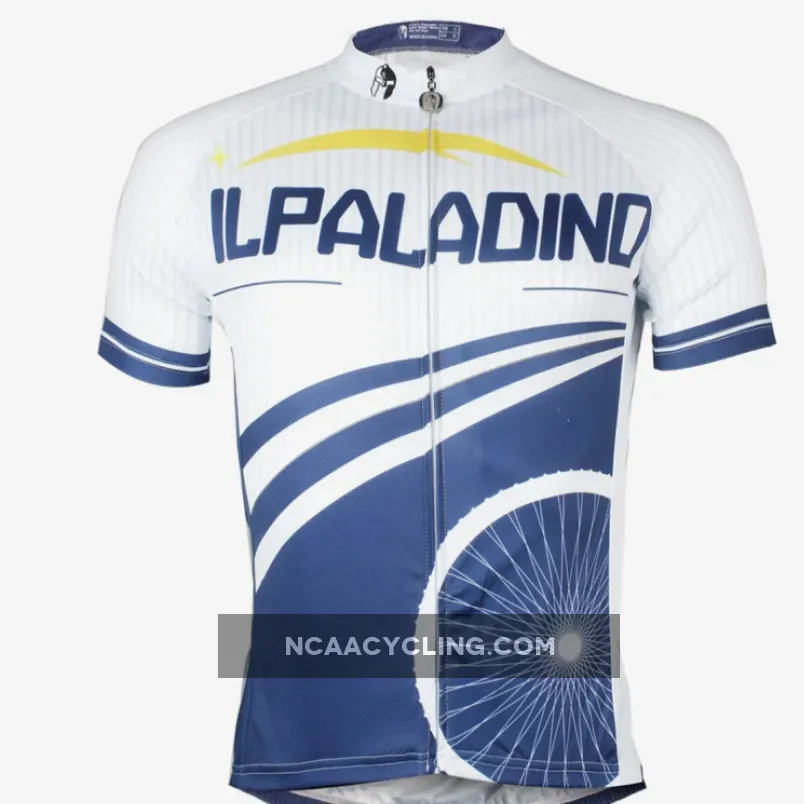 Wheel Men's Mountain Bike Cycling Cycling Jersey Blue and White Summer NO.782