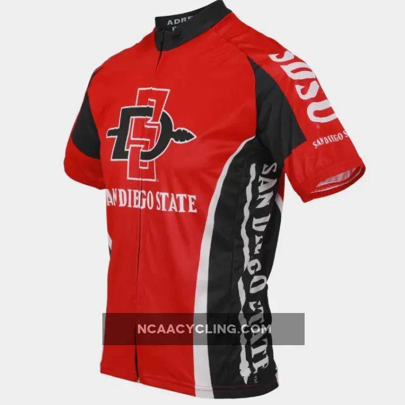 San Diego State University Aztecs Full zip Men's Cycling Jersey SDSU-MD