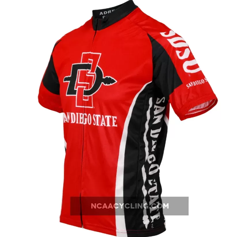San Diego State University Aztecs Full zip Men's Cycling Jersey SDSU-MD