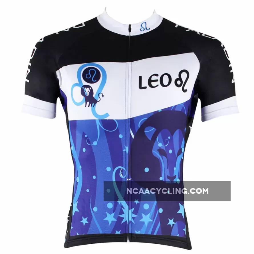 Ilpaladino Leo Activity Constellation Series 12 Horoscopes Man's Short-sleeve Cycling Jersey Team Pro Cycle Jacket T-shirt Summer Spring Clothes Leisure Sportswear Apparel Signs of the Zodiac NO.265