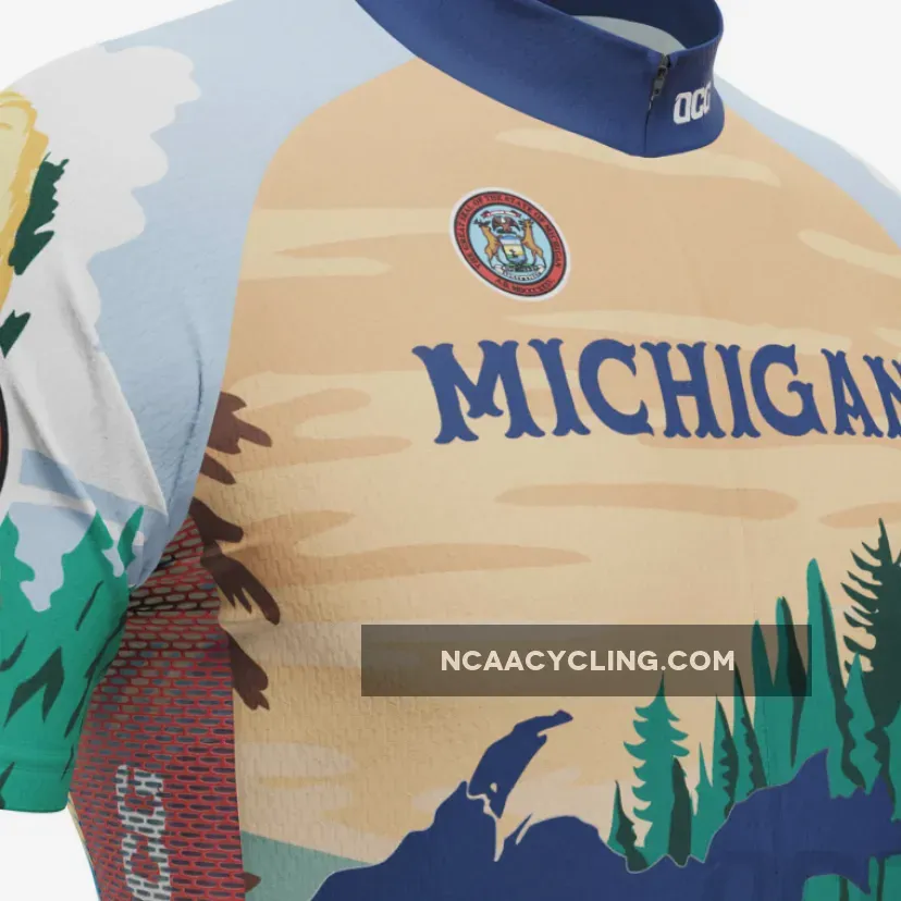Men's Michigan Home is Where The Hand Is Short Sleeve Cycling Kit