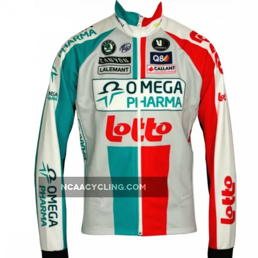 OMEGA PHARMA-LOTTO 2011 Vermarc Radsport-Profi-Team Winter Fleece Long Sleeve Jersey Jacket
