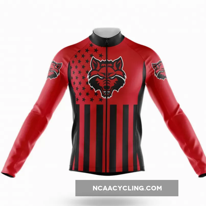 Arkansas State University USA Long Sleeve Cycling Jersey Only