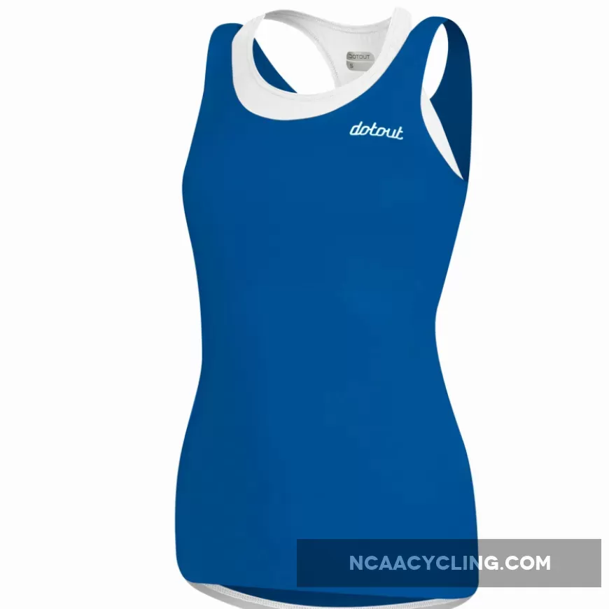 Dotout Elite Woman Sleeveless Jersey - Blue Brand New
